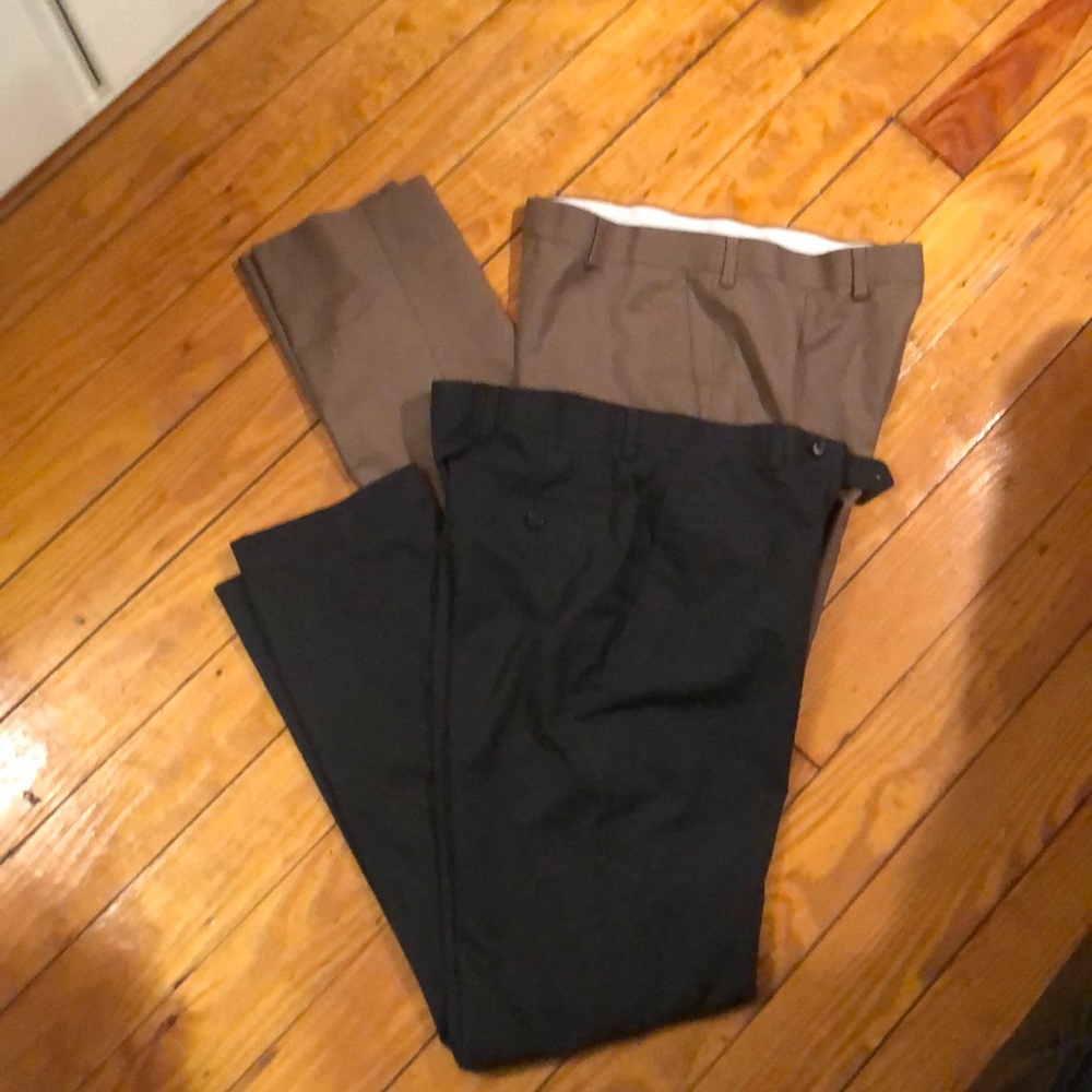 Boys suit pants x2